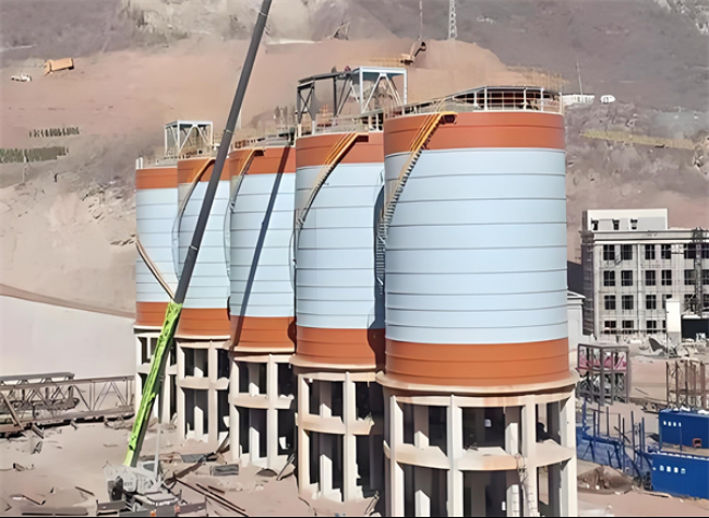 六枝特高架钢板仓